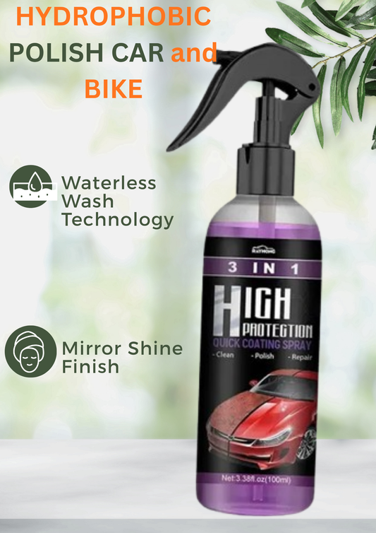 Hydrophobic Polish Nano Coating Agent Car Scratch Spray Cars Polishing for Motorcycles, Boats (Pack of 2)